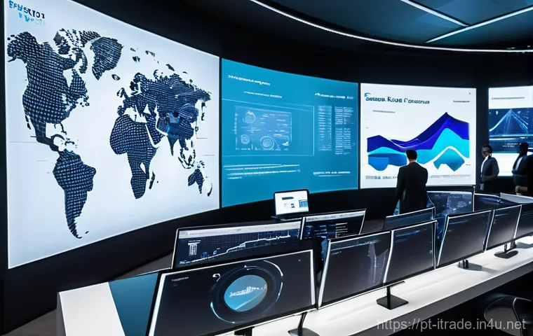 무역전문가경력개발 - **Prompt: Mastering Digital Tools for Global Trade**
"A dynamic and futuristic scene showcasing ...