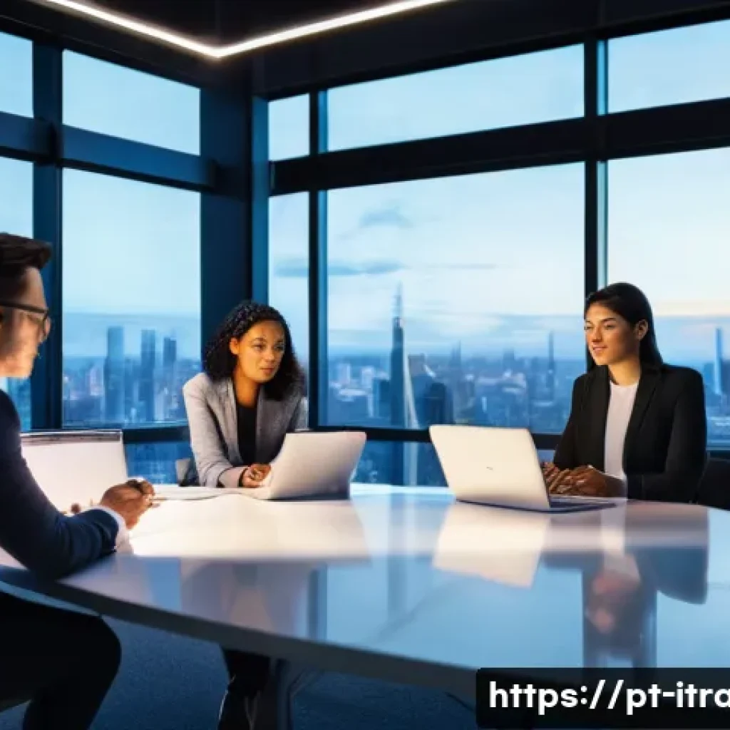 국제무역학습법 - **Prompt:** A diverse group of young professionals, both male and female, in their mid-20s to early ...
